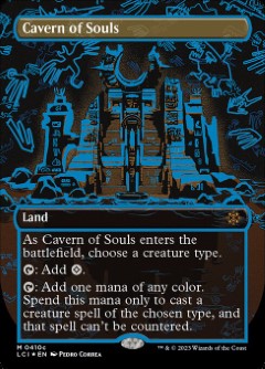Cavern of Souls The Lost Caverns of Ixalan Cosmium Neon Ink Art